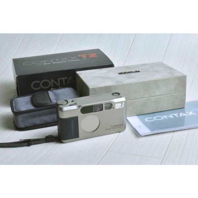 CONTAX コンタックスT2 チタンシルバー　美品