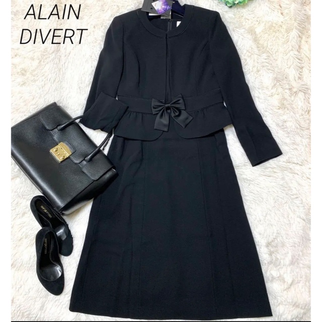 【新品タグ付】ALAIN DIVERT セットアップ ワンピース 礼服 喪服