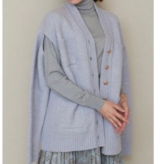 ドゥロワー カーディガン(レディース)(ブルー・ネイビー/青色系)の