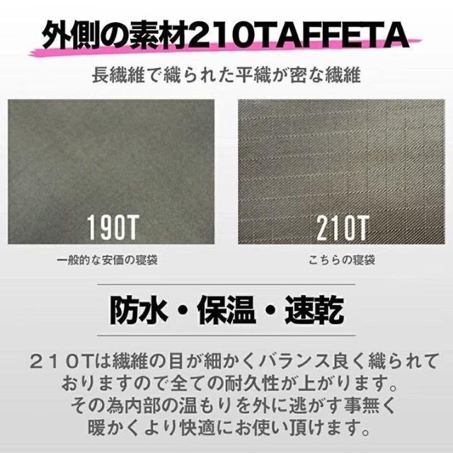 新品 FieldSAHARA Zenith 寝袋 -30℃ 人工ダウン 2個の通販 by kra's