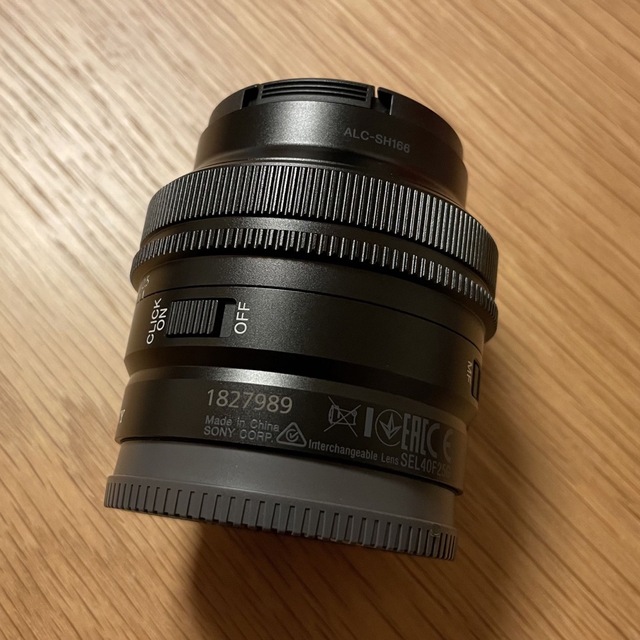 SONY SEL40F25G フルサイズ　単焦点レンズ　40mm