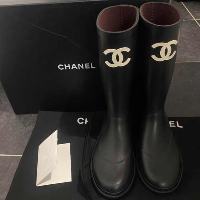 新年の贈り物 - CHANEL CHANEL 新作 シャネル レインブーツ 長靴