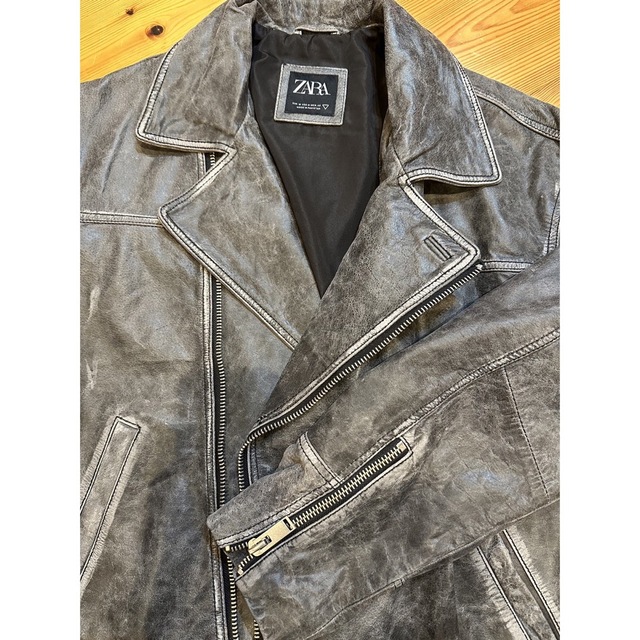 ZARA - ZARA♡ライダース♡本革の通販 by ともももも's shop|ザラなら