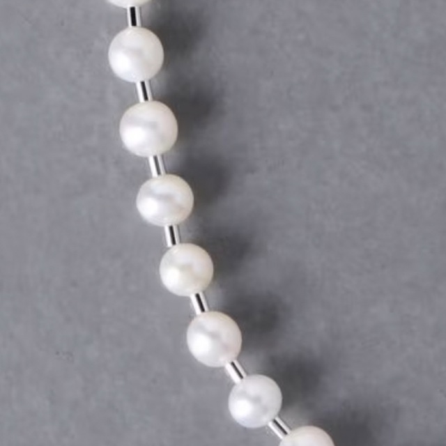 MAYU（マユ）Pearl ball chain ネックレス(38cm) 1