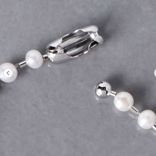 MAYU（マユ）Pearl ball chain ネックレス(38cm) 3