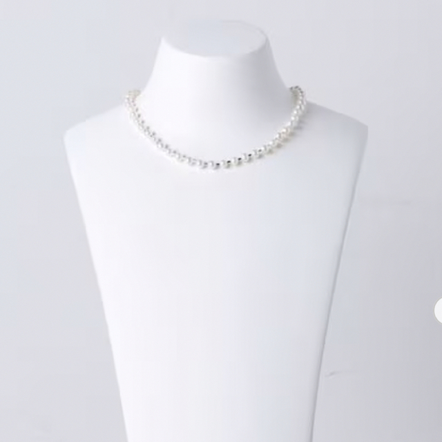 MAYU（マユ）Pearl ball chain ネックレス(38cm) 2