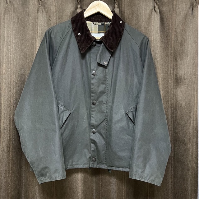 Barbour transport wax sage