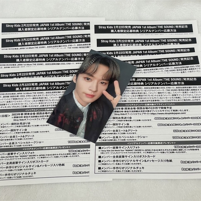straykids スキズ リノ the sound シリアル付き ☆新春福袋2022☆ 8499