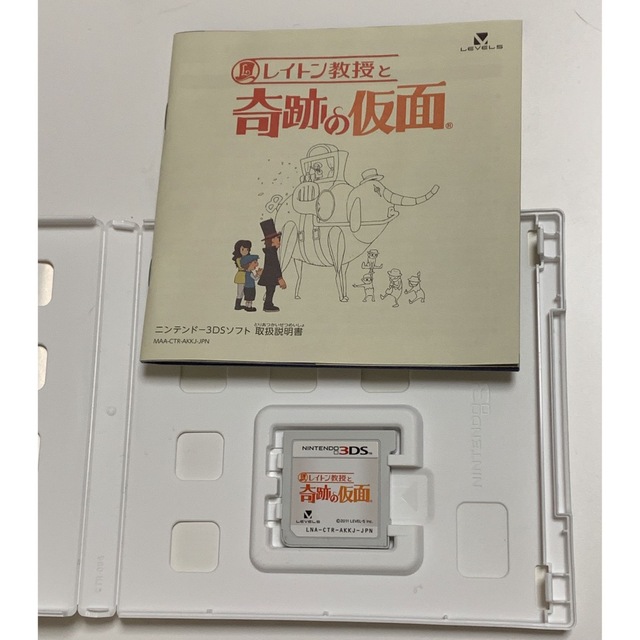 ニンテンドー3DS(ニンテンドー3DS)の「レイトン教授と奇跡の仮面」 Nintendo 3DS ソフト エンタメ/ホビーのゲームソフト/ゲーム機本体(携帯用ゲームソフト)の商品写真