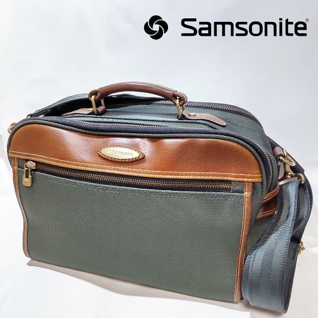 【極美品】samsonite サムソナイト ビジネスバッグ ボストンバッグ