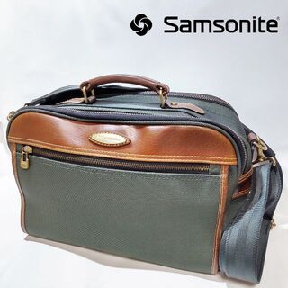 Samsonite - Samsonite サムソナイト ボストンバッグ ナイロン&レザー