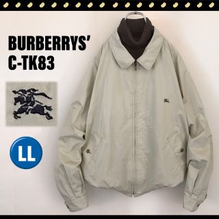 バーバリー(BURBERRY)のバーバリー★三陽商会C-TK83★コットン★ドリズラー★スィングトップ★刺繍LL(ブルゾン)