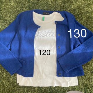 コムサイズム(COMME CA ISM)のカーデ、ロンTセット売り(Tシャツ/カットソー)