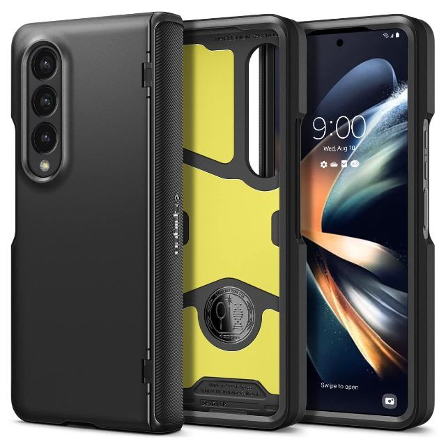 Spigen Galaxy Z Fold 4 5gケース 全面保護 フルカバー