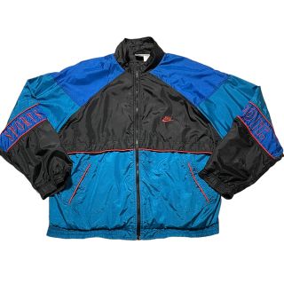 ナイキ(NIKE)のNIKE EURO VINTAGE NYLON  JACKET XL(ナイロンジャケット)