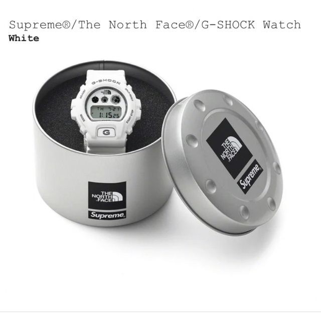 Supreme(シュプリーム)の【新品】Supreme North Face G-Shock White メンズの時計(腕時計(デジタル))の商品写真