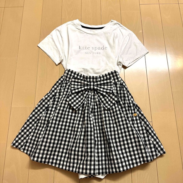 kate spade new york(ケイトスペードニューヨーク)の【ご専用】katespadenewyork 150【極美品】♡2点♡ キッズ/ベビー/マタニティのキッズ服女の子用(90cm~)(スカート)の商品写真