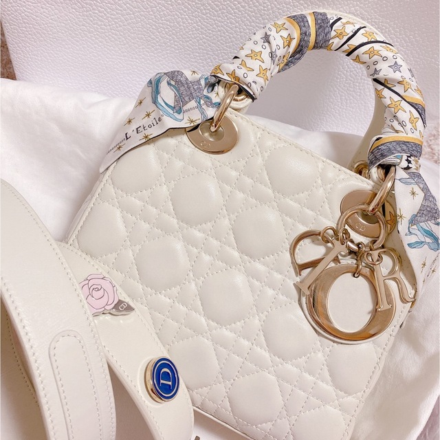 ☆美品/クリーニング済☆ディオール レディディオール ハンドバッグ