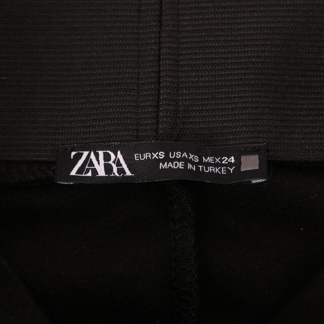 ZARA(ザラ)のザラ スキニーパンツ ハイウェスト ロングパンツ ボトムス ストレッチ レディース XS(EUR)サイズ ブラック ZARA レディースのパンツ(その他)の商品写真