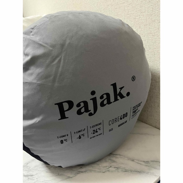 新品 PAJAK（パヤク）CORE 400 Reg/ RPJ6171 マミー寝袋 スポーツ/アウトドアのアウトドア(寝袋/寝具)の商品写真