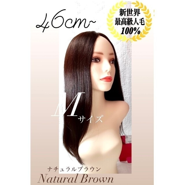 人気再入荷♪ レミー人毛100%ウィッグ✨シルクスキンI型地肌✨筧