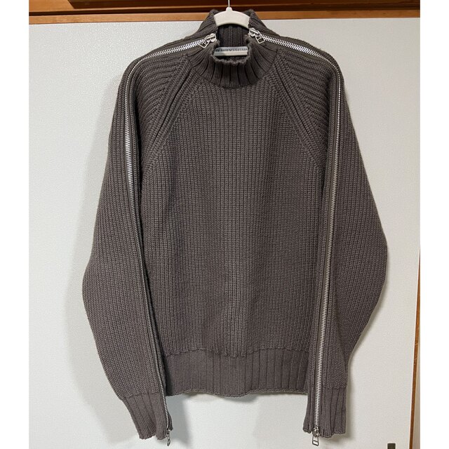 ジョンローレンスサリバン　zipped knit