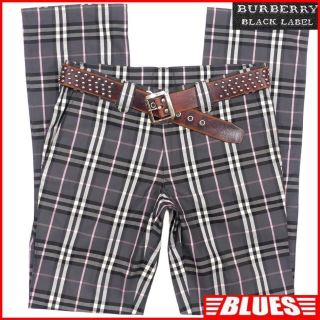 バーバリーブラックレーベル(BURBERRY BLACK LABEL)の廃盤 バーバリーブラックレーベル ノバチェック パンツ メンズ TN1459(チノパン)