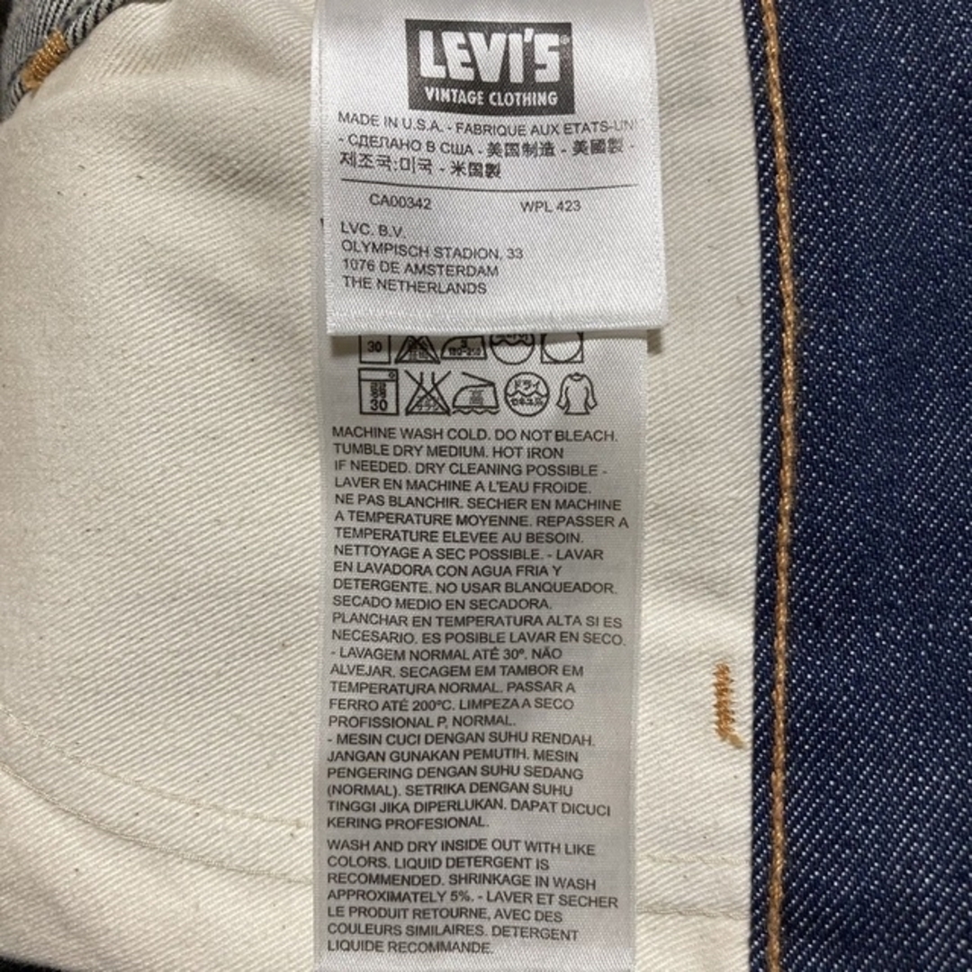 USA製 LEVIS LVC 606 黒タブ BIGE タロン 未使用 4
