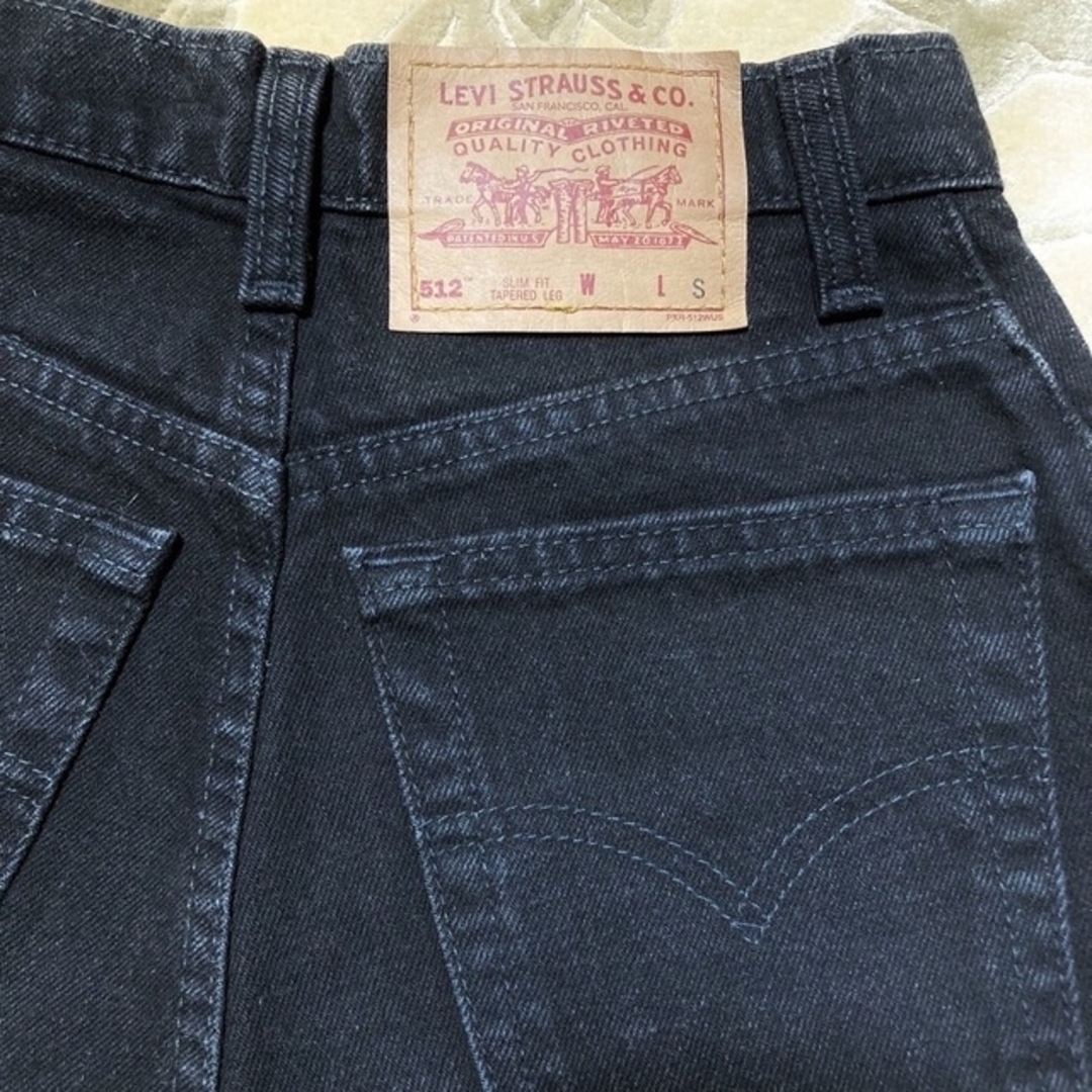 Levi's(リーバイス)の90s カナダ製 リーバイス 512 ブラック レディースモデル ハイウエスト レディースのパンツ(デニム/ジーンズ)の商品写真