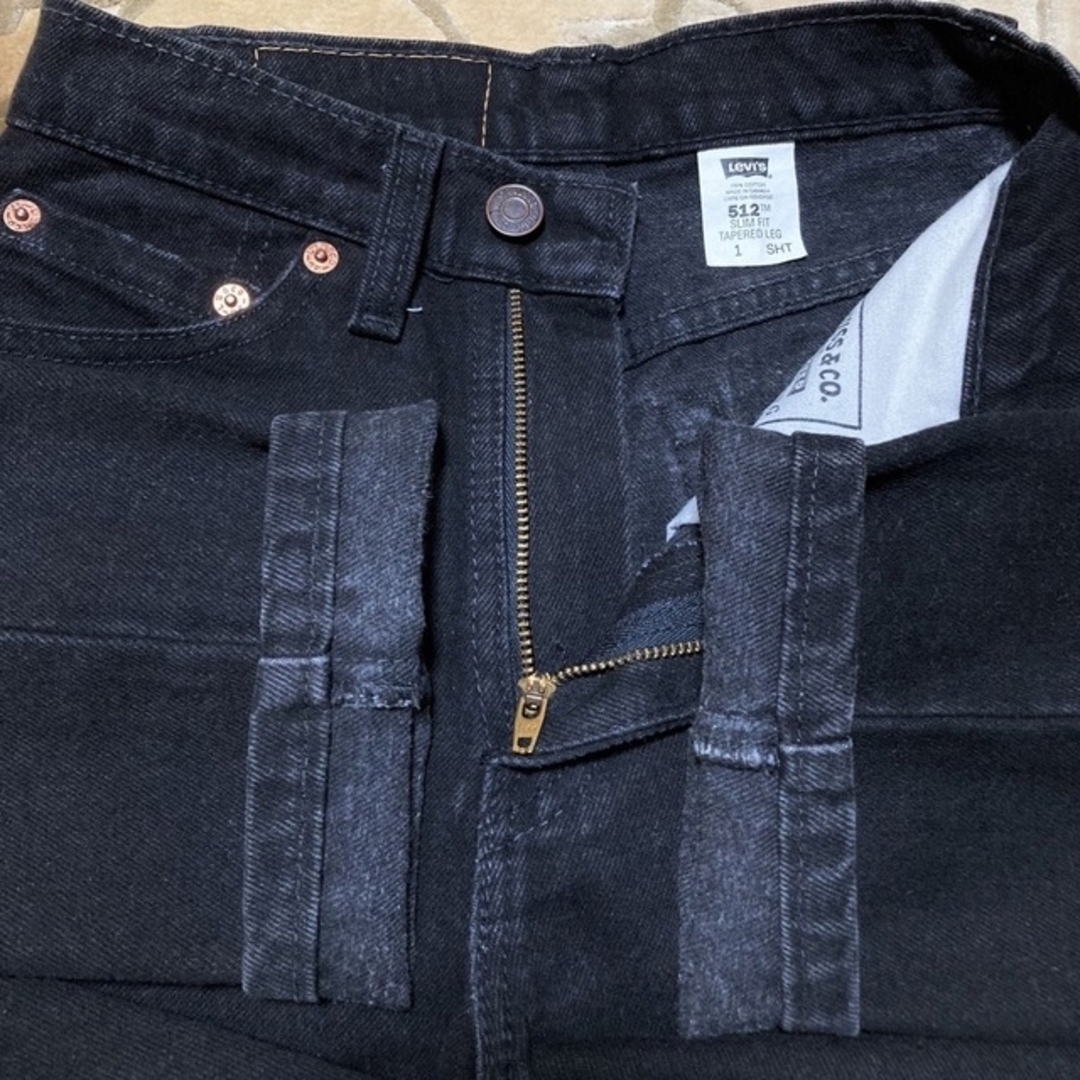 Levi's(リーバイス)の90s カナダ製 リーバイス 512 ブラック レディースモデル ハイウエスト レディースのパンツ(デニム/ジーンズ)の商品写真