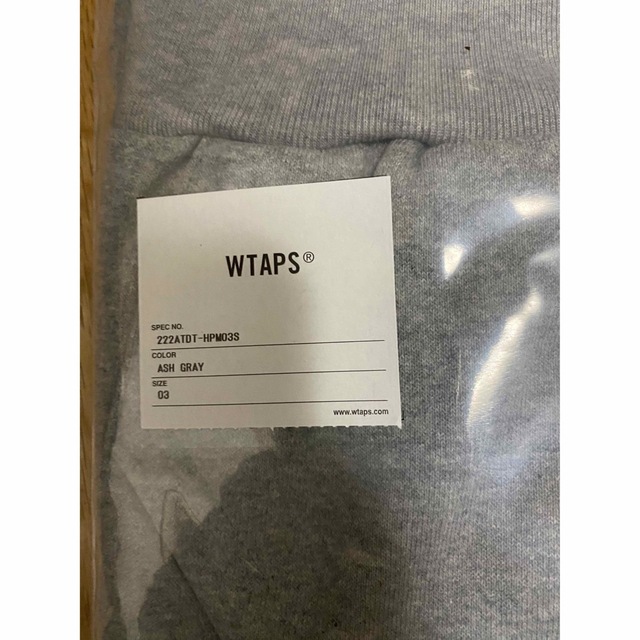 W)taps - WTAPS CROSS BONES パーカー グレー Lサイズ ダブル