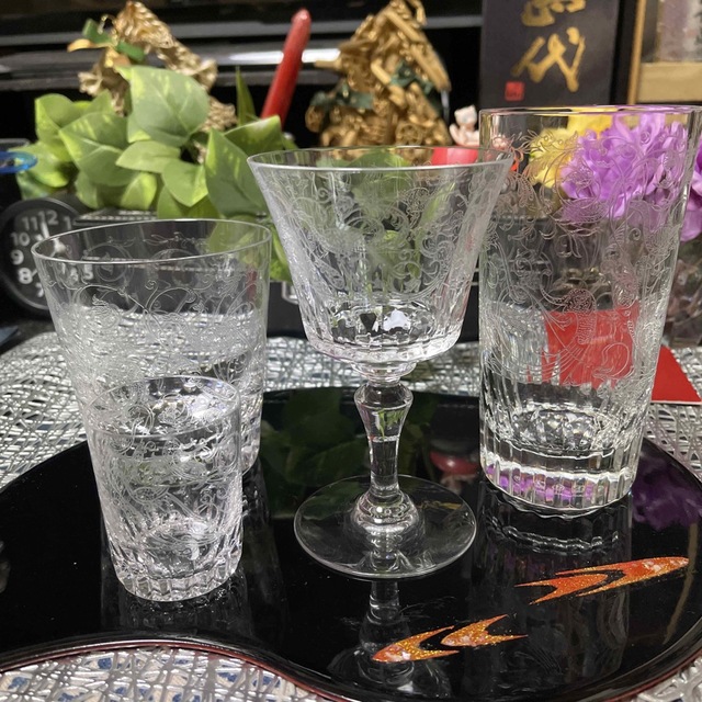 訳あり Baccarat - バカラグラスセット グラス+カップ - www