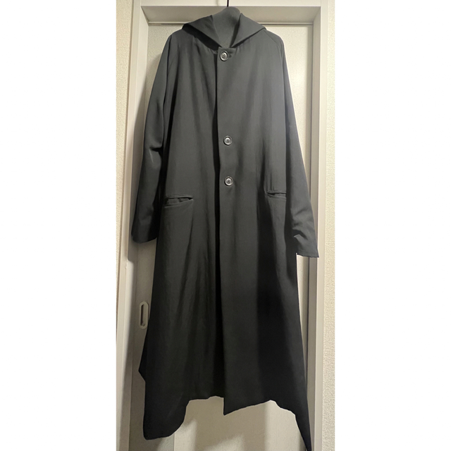 紫③ 値下げ ヨウジヤマモト コート 18AW お尻 抜染 - 通販 - www