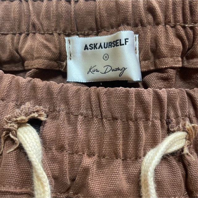 ASKYURSELF KIM DUONG アスクユアセルフ フレアカーゴパンツの通販 by