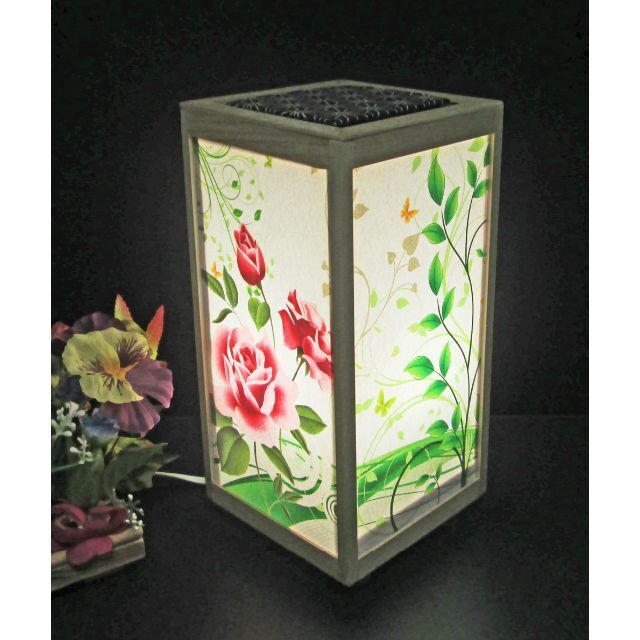 『春風バラの香り』華燭の宿り木　LED・厚上質紙張貼・軽量／PK-057
