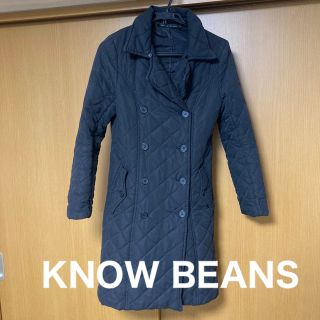 ノービーンズ(KNOW BEANS)のKNOW BEANS Mサイズ　コート　ブラック　ノービーンズ(ロングコート)