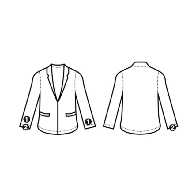 BLACK COMME des GARCONS カジュアルジャケット M 黒 【古着】【中古】 - 7