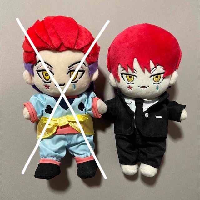 夏・お店屋さん ヒソカ ぬいぐるみ 着せ替え HUNTER×HUNTER スーツ