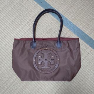 トリーバーチ(Tory Burch)のトリーバーチナイロントートバッグ　茶色(トートバッグ)