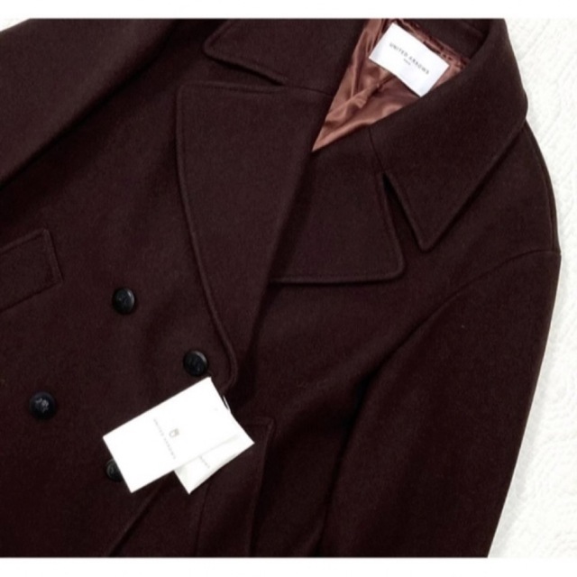 UNITED ARROWS - 未使用ユナイテッドアローズメルトンウールPコート36