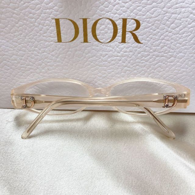 ディオール メガネ Dior 眼鏡 伊達メガネ レディース ピンク スケルトン www.lewaa.sa