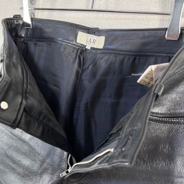 美品】A.A.R yohji yamamoto レザー パンツ ブラック 黒 | nalans.com