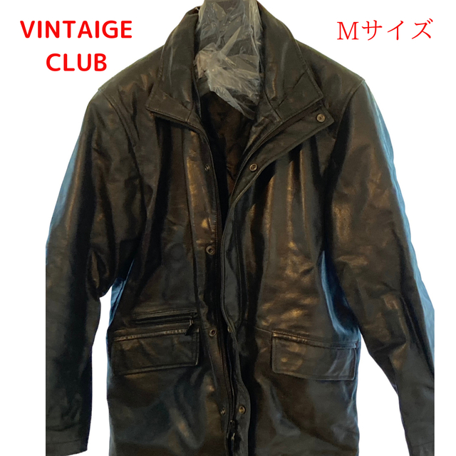 Vintage club シープ　羊革　ラムレザーコート　M size