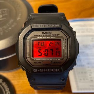 ジーショック(G-SHOCK)の【美品】カシオ G-SHOCK DW-5000ML-1JF 20周年記念モデル(腕時計(デジタル))