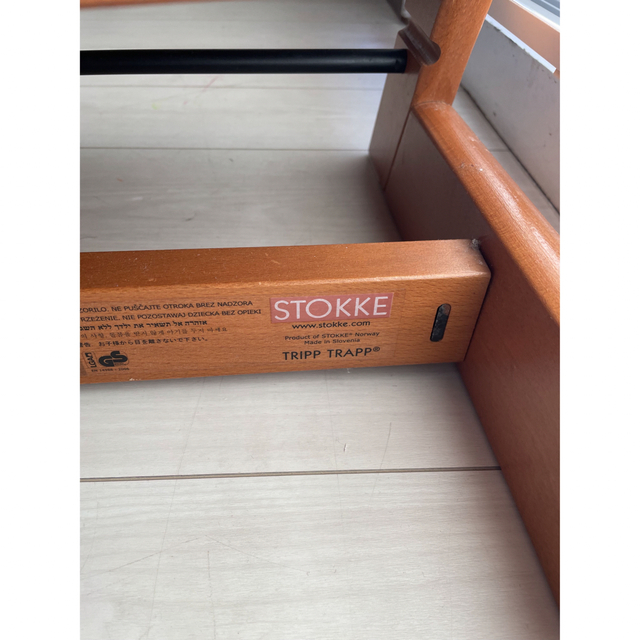 Stokke(ストッケ)のストッケ トリップトラップ STOKKE ハイチェア 椅子 ナチュラル インテリア/住まい/日用品の椅子/チェア(ダイニングチェア)の商品写真