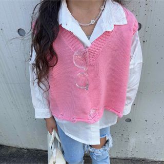 SALE海外子供服　knit vest(ニット)