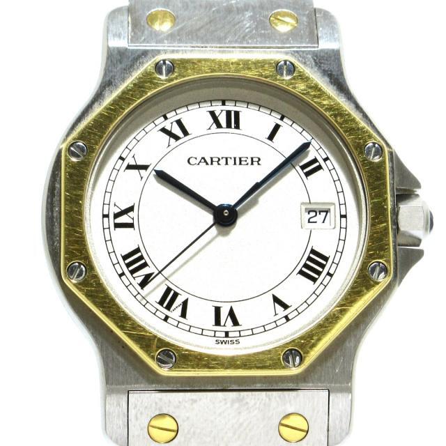 適切な価格 Cartier サントスオクタゴン 腕時計 カルティエ - 腕時計 ...