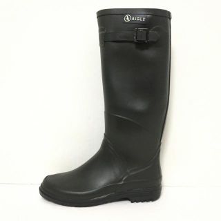 エーグル(AIGLE)のエーグル レインブーツ 36 レディース - 黒(レインブーツ/長靴)