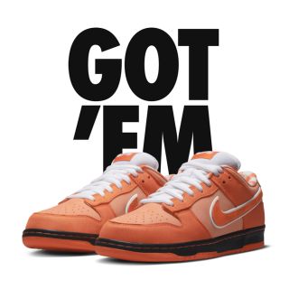 ナイキ(NIKE)のNIKE DUNK LOW concepts Orange Lobster 27(スニーカー)