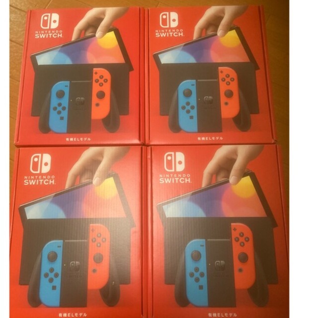 新品、未使用 任天堂Switch有機ELネオンカラー×4